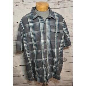 Wrangler Outdoor 2-Pocket Button Down Men's Utility Shirt 3XL Regular Fit vented
